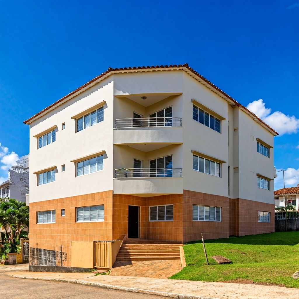 Prédio com múltiplas kitnets para renda